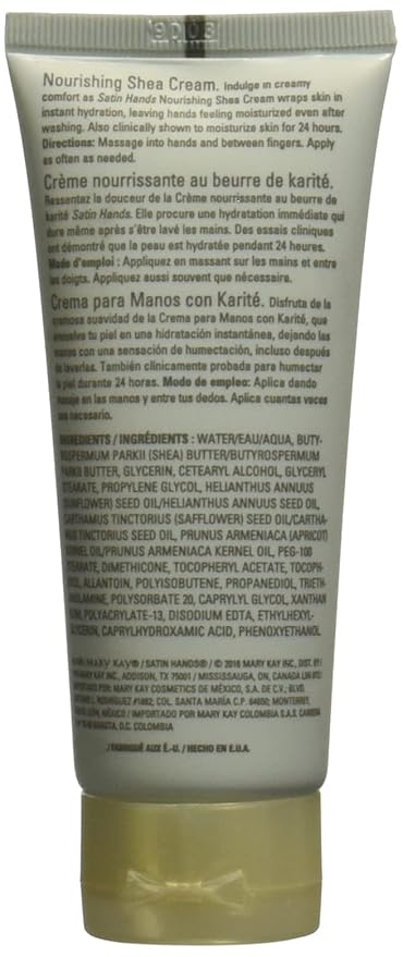 Mary Kay Satin Hands Nourishing Shea Cream Hand Cream Non Fragrance
