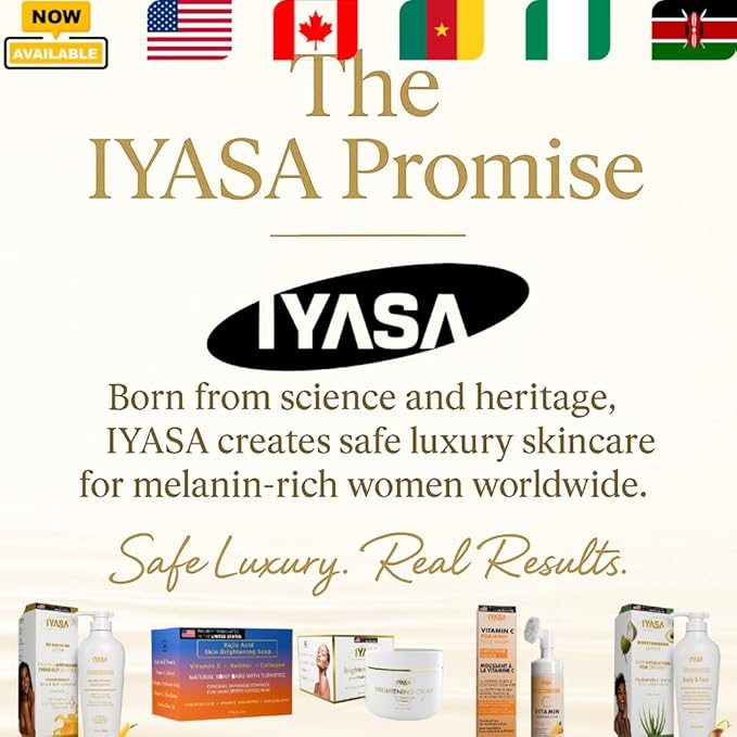 IYASA Vitamin C Sugar Scrub for Daily Exfoliation | Helps Remove Dead Surface and Supports Smoother-Feeling Skin | Refreshing Cleanse | Suitable for Melanin-Rich Skin | 17.9 oz
