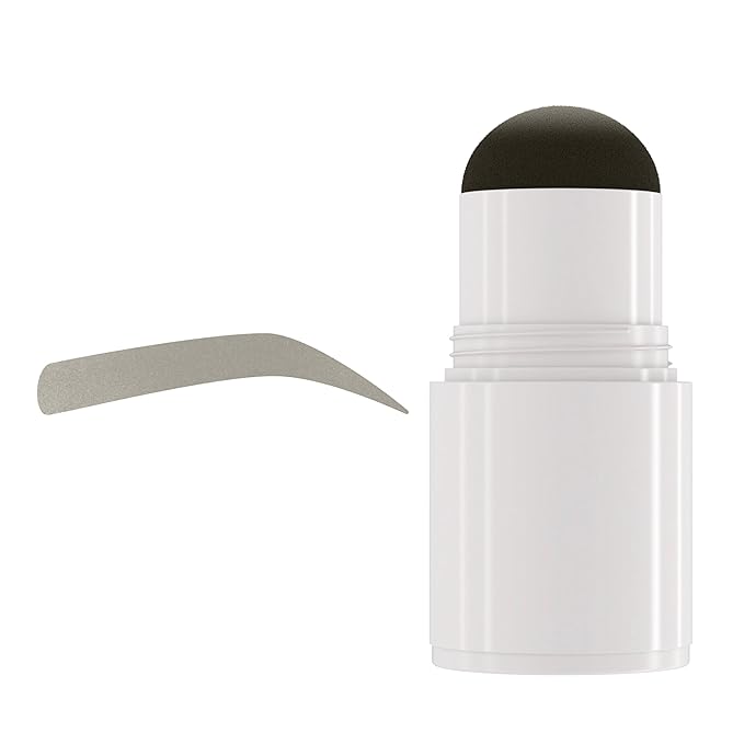 MADLUVV Brow Stamp Refill* - Color Stamp for Brows & Root Touch Up for Women & Men, Instantly Conceal Hair Loss, Grey Hair, Thinning Hair with Stain-Proof/Smudge-Proof Powder Formula (Light Grey)