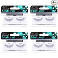 Ardell Natural Lashes 110 - Black, False Eyelashes, Soft & Lightweight, Reusable Strip Lashes for Everyday Wear, 4 Pack