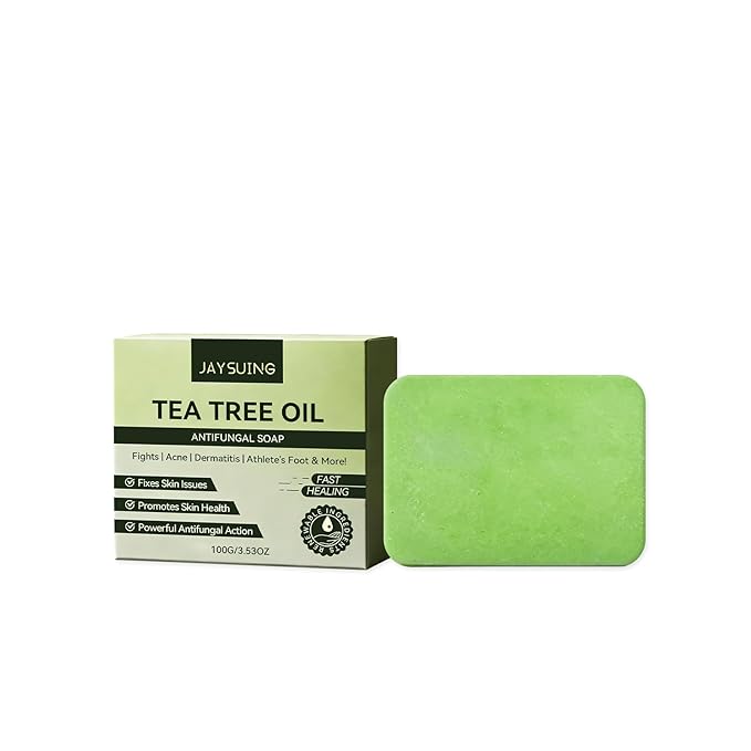 Tea Tree Oil Soap, Antifungal Soap,Relief soap Bar - Body Wash for Face & Body Acne