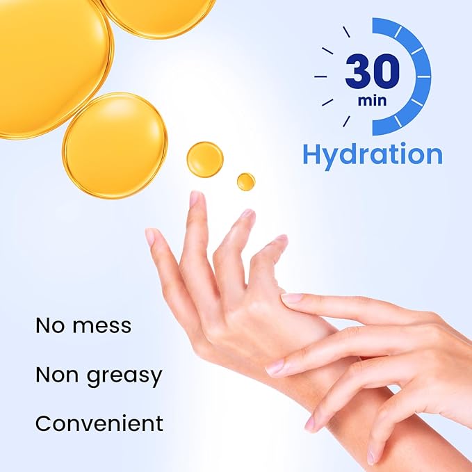 Repairing Hand Mask for Dry Cracked Hands, Hand Masks with Coconut, Shea Butter, Jojoba Oil & Vitamin E, Moisturizing Gloves, Skin Care Gifts for Women & Men, Self Care Gifts for Women (6 Pairs)
