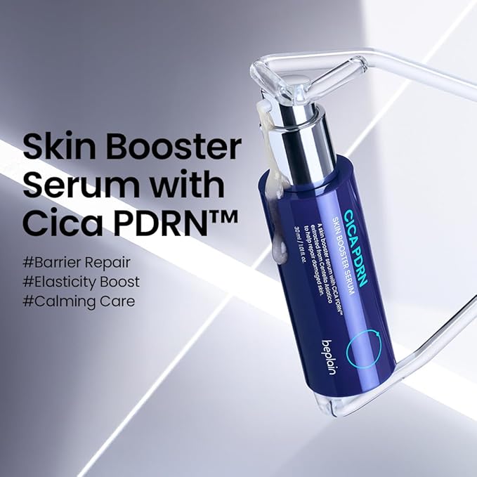 beplain Cica PDRN Skin Booster Face Serum | Hydrating Barrier Care for Sensitive Skin | Firming & Elasticity Serum | Korean Skincare (30ml / 1.01 fl oz)