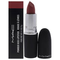 MAC Powder Kiss Lipstick - 930 Brickthrough for Women - 0.10 oz Lipstick