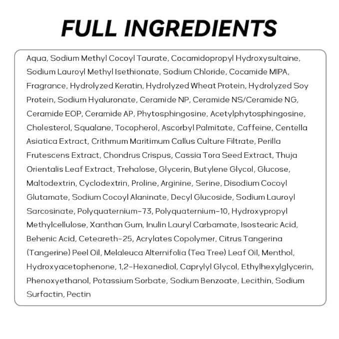 Gentle Hydrating Shampoo for Sensitive Skin & Scalp, Sulfate & Silicone Free Shampoo for Dry & Color Treated Hair, Bond Repair Anti-Breakage, Strengthening, Vegan, Paraben & Phthalate Free
