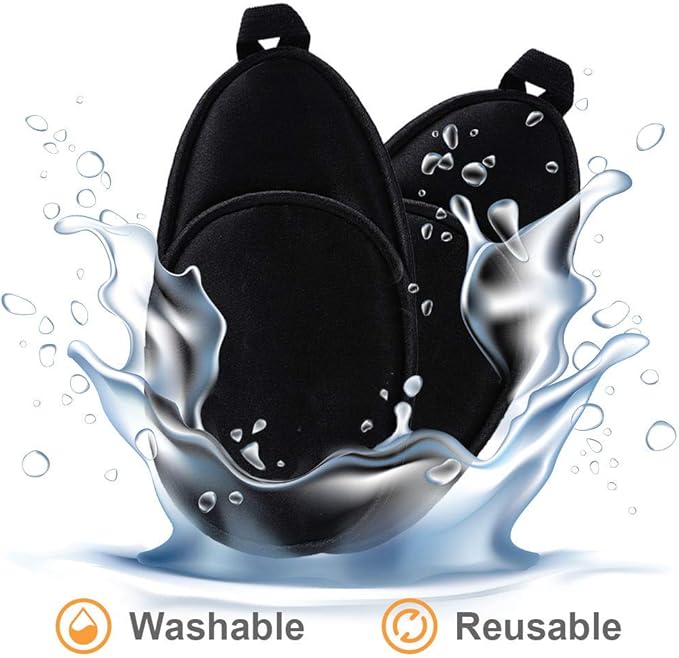 eZAKKA Eye Patches for Adults Kids, Eye Patch for Glasses, Medical Soft Eye Patch for Lazy Eye Amblyopia Strabismus and After Surgery (Black+Black)