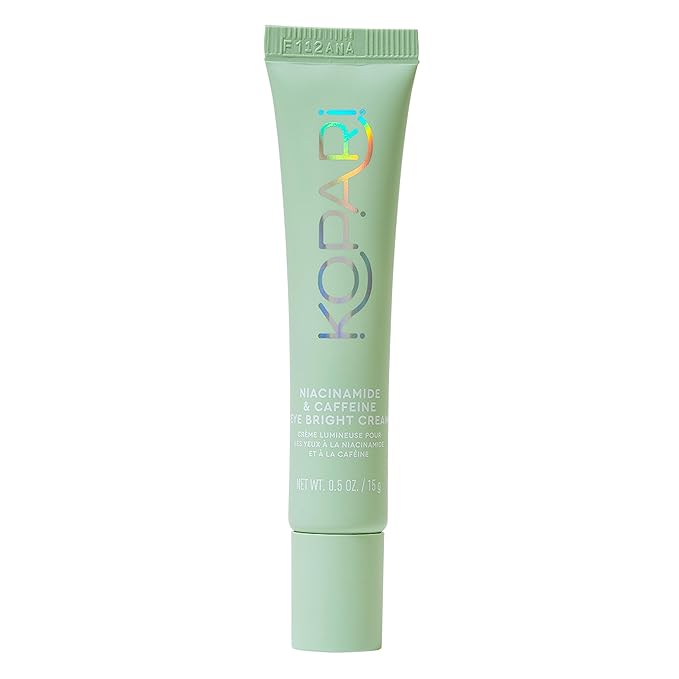 Kopari Niacinamide & Caffeine Eye Bright Cream, Fade Dark Circles & Reduce Puffiness, Tightens & Smooths Appearance of Wrinkles, 0.5 oz