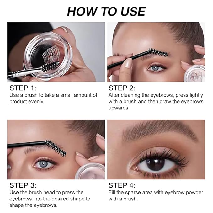Soap Brows Kit, Eyebrow Freeze Styling Wax,Waterproof Long-lasting Eyebrows Enhancer Shaping Clear Tint Gel, Eye Brow Makeup Balm Pomade Cosmetics (1pcs 05#)