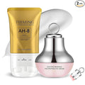 AH-8 Firming Lifting Neck Cream with Massage Polypeptide Eye Cream Set, 120G Neck Cream