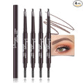 WanTuoluo Eyebrow Pencils for Women, Medium Brown Brow Pen Brow Brush for Eye Makeup, Dual-Sided Soft Ultimate Retractable Definer Pencils, Fine Tip lapiz de cejas