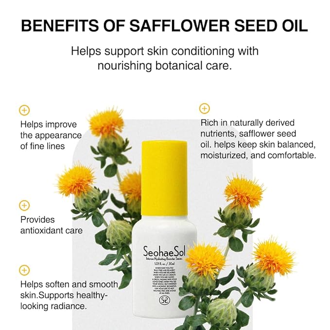 Intense Hydrating Booster Serum 30ml, Hydrating Face Serum with Niacinamide, Hyaluronic Acid & Panthenol, Moisture Barrier Support, Lightweight Non-Sticky for Dry Sensitive Skin