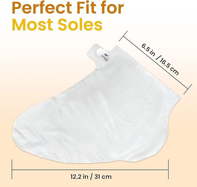 Hydrating Foot Mask for Dry Cracked Feet, Restoring & Hydrating Socks with Shea Butter, Jojoba Oil & Vitamin E, Feet Mask for Women & Men Foot Care (6 Pairs)
