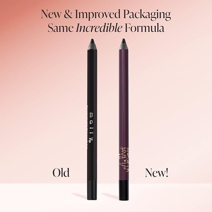 Mally Beauty Evercolor Starlight Waterproof Eyeliner - Pink Champagne - Smudge-Proof, Longwear, Creamy Gel - Sharpenable Eyeliner