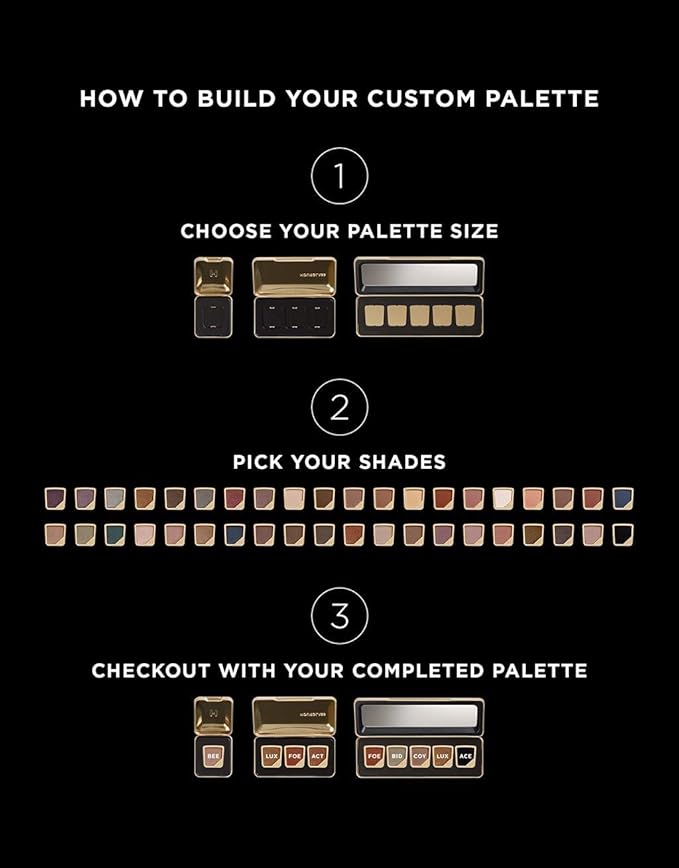HOURGLASS Curator Three Pan Refillable Shadow Palette