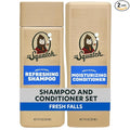 Dr. Squatch Men's Natural Shampoo and Conditioner Set – Sulfate & Paraben Free Natural Shampoo and Conditioner for Men – Scalp Nourishing Formula – Fresh Falls (11 fl oz, 2-Pack)