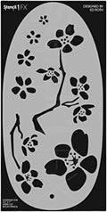 Stencil1FX - Cherry Blossom Eye Makeup Stencil - Fairy Renaissance Elven Princess - for Costumes, Dress Up, Halloween, Cosplay, Face Painting, Raves, Festivals, Parades, Parties