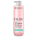 Olay Super Serum Body Wash for Sensitive Skin, 24hr Long Lasting Rich Hydration, 5+ Ingredient Complex for Bright, Even, Firm & Luminous Skin, with Collagen Peptide, Vitamin B5 & Shea Butter, 20 fl oz