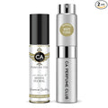 CA Perfume Duo Impression of White Floral For Women And Men Perfume Layering Set Long Lasting Travel Size EDP + Body Oil Roll-On Bottle 0.27 Fl Oz+0.33 Fl Oz