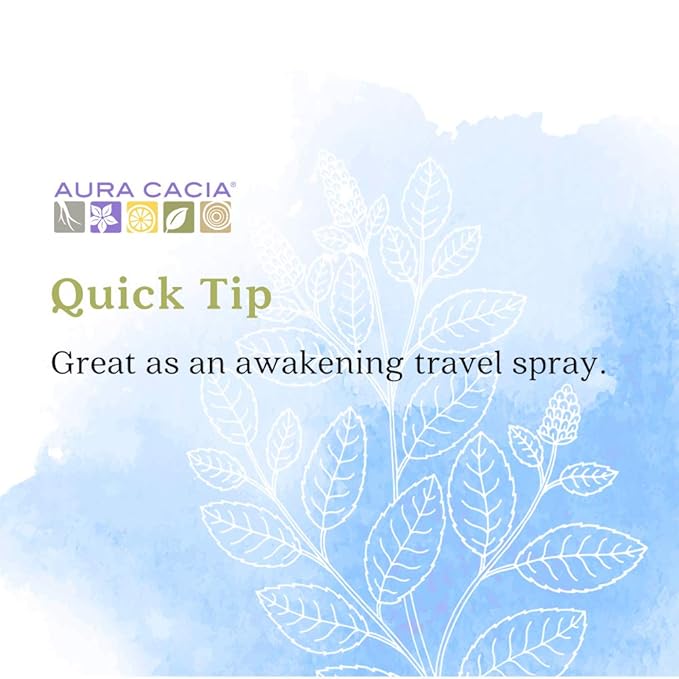 Aura Cacia Room and Body Mist, Refreshing Peppermint, 4 Fluid Ounce