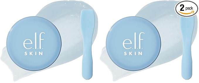 e.l.f. SKIN Holy Hydration! Lip Mask | Hydrating | Hyaluronic Acid | Non-Sticky | Pack of 2
