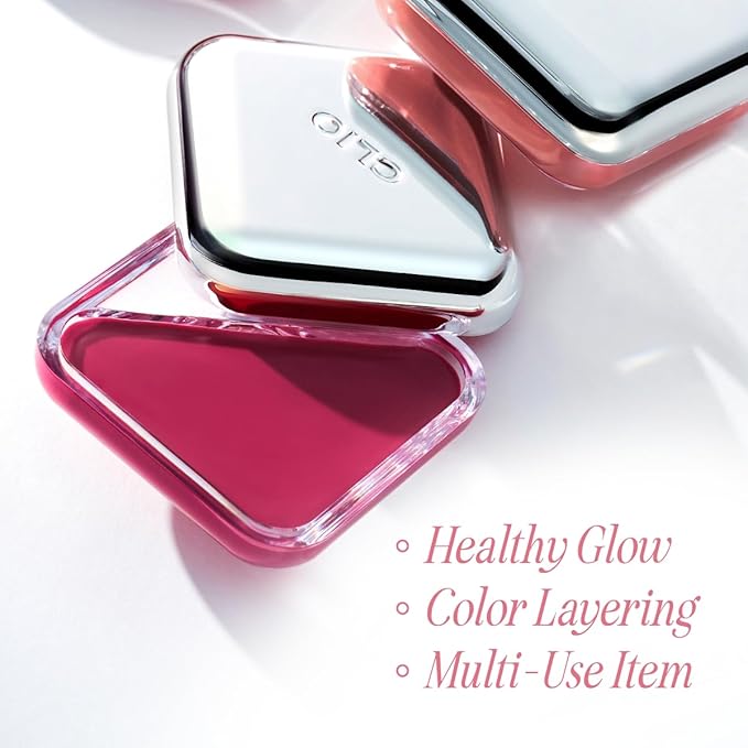CLIO Essential Lip & Cheek Tap, Pocket Blush, Creamy & Blendable Color For Lips and Cheeks, Contour & Highlight Face, Buildable Dewy & Natural Glow Finish, Non-Greasy, Travel-Sized (04 FROM BERRY)