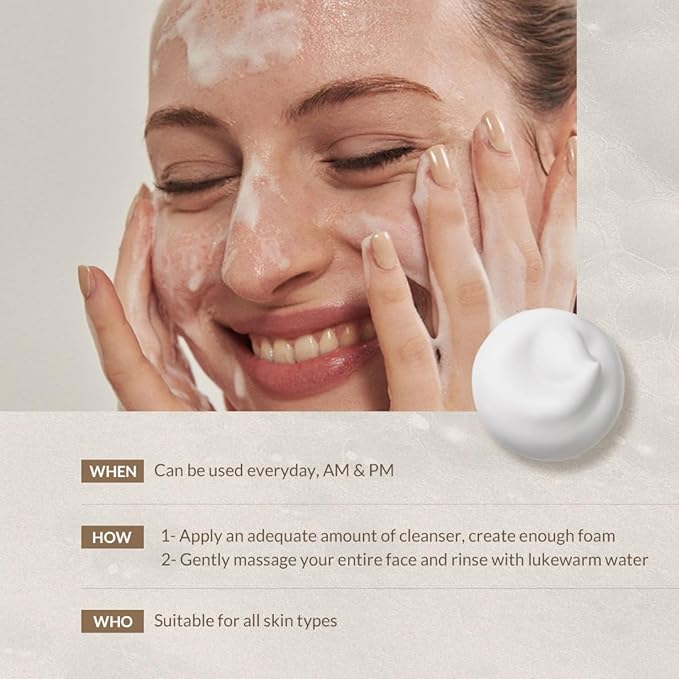 MIZON Snail Repairing Foam Cleanser Face Wash With Snail Mucin for Pores and Blackheads with Moisturizing Formula Korean Skincare (2.02 fl oz)