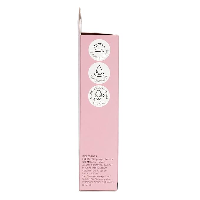 1000 Hour Professional Formula Lash and Brow Kit - Defined Brows with a Long-Lasting Formula with Eyebrow Mascara - Brow Gel for Stunning Brows that Last Up To 6 Weeks with 12 Applications - (Black)