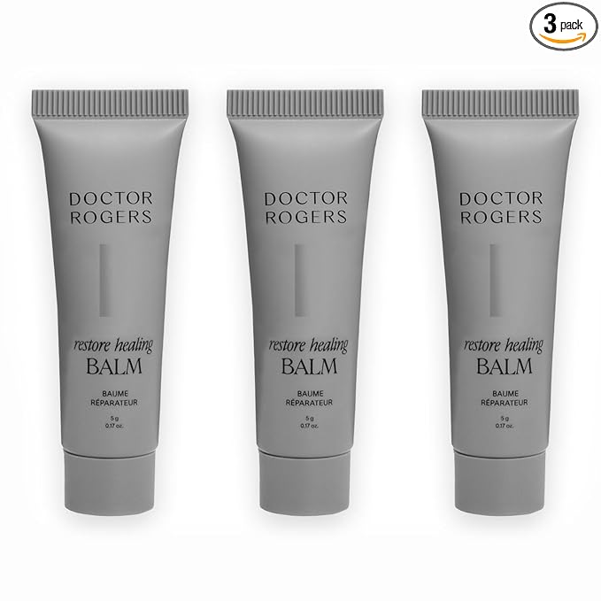 Doctor Rogers Restore Healing Balm. Multi-Purpose Healing Ointment & Moisturizing Relief Gel, Protects & Soothes Injured, Sensitive & Dry Skin, 5 gram Tube (Pack of 3)