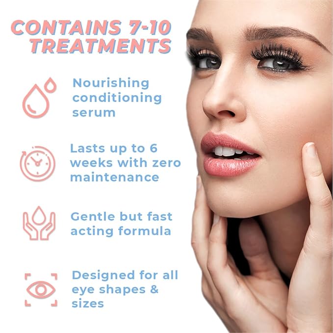 Lash Lift Kit with Lash Lift Balm | Gentle Formula | Instant Eyelash Perming, Lifting & Curling | Semi-Permanent Results | Salon & DIY Use | Complete Kit with Shields, Pads & Tools (Glue Balm Edition)