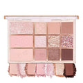 AMY'S DIARY Pink, Nude, and Shimmer Eyeshadow Eye shadow Makeup, 12 Colors Shiny Sparkle Shimmer Glitter Eyeshadow Waterproof Pallete Eye Make Up (12-03)