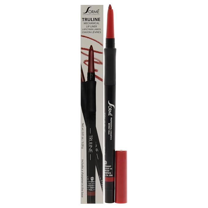 Sorme' Treatment Cosmetics Truline Mechanical Lipliner, Scarlet, 0.01 oz.