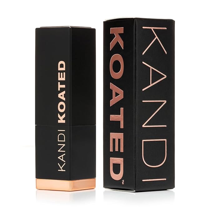 Kandi Koated Suede Matte Lipstick – Rich Cocoa Warm Mid-Tone Brown – Highly Pigmented Long-Lasting Matte Lipstick for Women – Creamy Smooth Finish – Vegan, Cruelty-Free & Paraben-Free Beauty Makeup