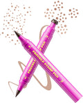 Upgrade Dual Ended 2-in-1 Faux Freckle Stamp Pen, Waterproof Fake Freckle Pen with Multi-Prong Freckles Stamp Head for Women to Easily Create Natural Long-Lasting Sunkissed Makeup
