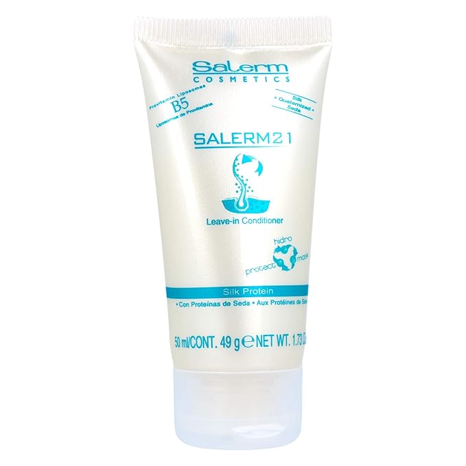 Salerm 21 B5 Silk Protein Leave-In Conditioner with Moisturizing and Repairing Hair Treatment, 1.73 Ounce