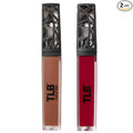 The Lip Bar - Nonstop Liquid Matte Lipstick 2-Pack, Naturalista (Soft Brown) + Rich Auntie (Deep Berry) - High Pigment - One Swipe - Long Lasting - Jojoba Oil & Vitamin E - Vegan - Make Up -.24 fl oz