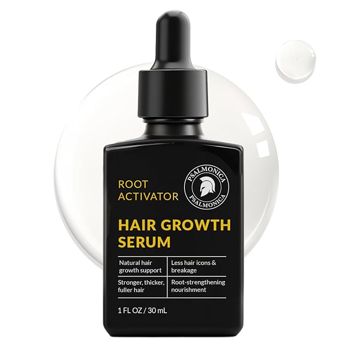 Hair Growth Serum: Root Activator Scalp Treatment for Hair Loss & Regrowth with Rosemary Oil - Botanical DHT Blocker Hair Thickening Formula for Thinning Hair - for Women & Men (1 Fl Oz (Pack of 1))