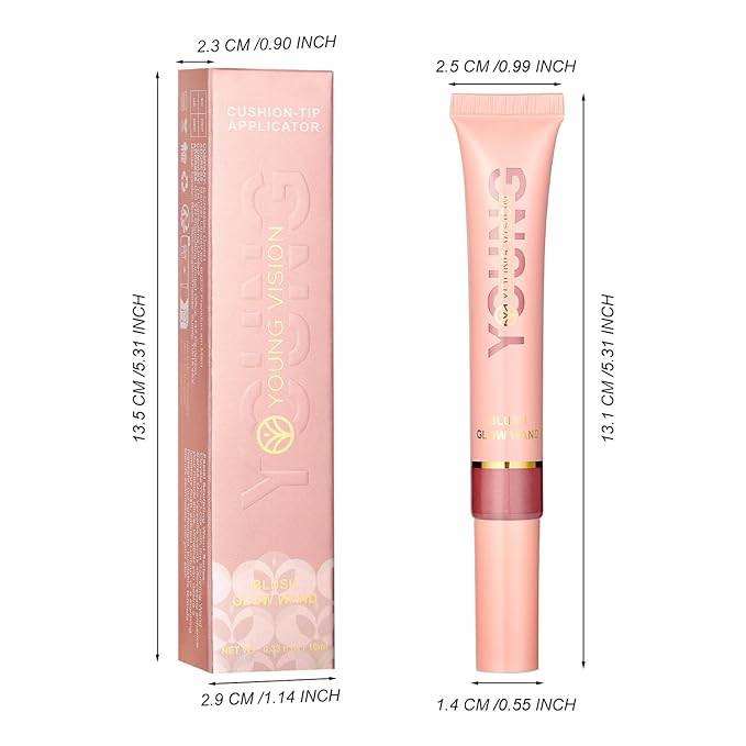 YOUNG VISION Liquid Contour Wand - Contour Makeup for Sculpting, Bronze Finish, 0.33 fl oz