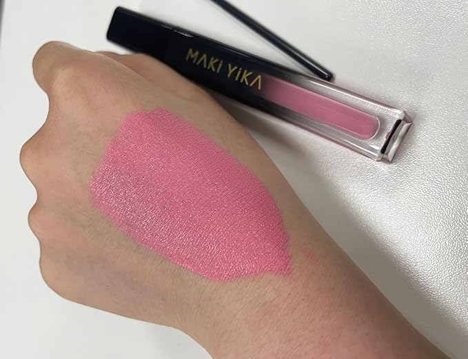 MAKI YIKA Pink Lipstick for Women Color Stay Long Lasting Lipsticks No Smudge Matte Liquid Lipstick Transferproof Cruelty-Free Lip Color for Mother's Day, Ice Pink