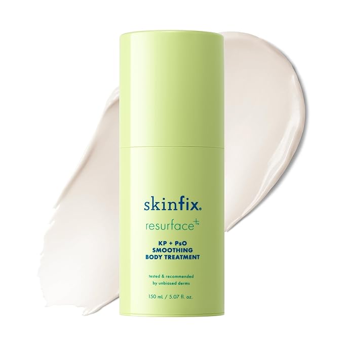 Skinfix KP + PsO Smoothing Body Treatment - 5.07 oz - Clinical-Grade Lactic Acid Smoothing Treatment for Keratosis Pilaris- and Psoriasis-Prone Skin - Safe for Sensitive Skin - Vegan, Cruelty Free