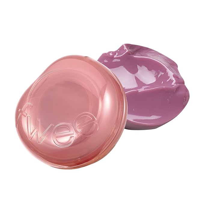 fwee Glowy Jelly Pot | Dewy Jelly Lip & Blush Color, Tinted Glow Jelly Balm, Dewy Buildable Finish – Lavender Whip (Creamy Lavender) | 0.14 oz
