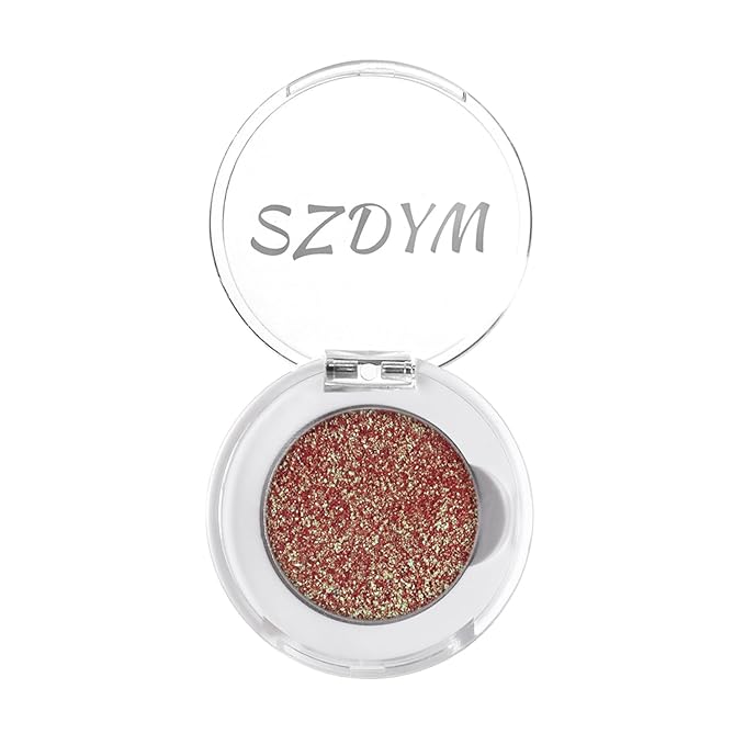 Professional multi-chrome eyeshadow,Handmade and long-lasting chameleon holographic,100% Vegan and Cruelty Free,Super Smooth and Highly Pigmented,Shine special colors (605)