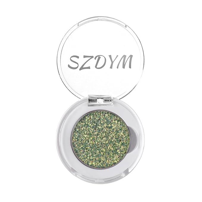 Professional multi-chrome eyeshadow,Handmade and long-lasting chameleon holographic,100% Vegan and Cruelty Free,Super Smooth and Highly Pigmented,Shine special colors (609)