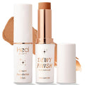 HECI BEAUTY Tinted Foundation Stick, Balm to Cream Foundation with Light to Medium Coverage, Infused with Hydrating Ingredients, Medium Dark 04, 0.25 oz
