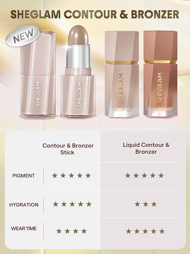 SHEGLAM Buttery Buff Contour & Bronzer Stick-Camel Suede