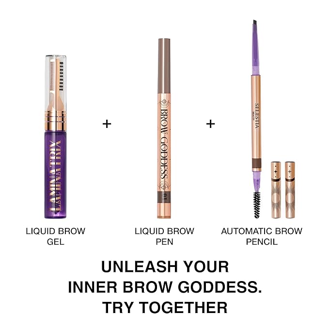 SELESTIA BEAUTY Clear Eyebrow Gel – Long-Lasting Formula for Laminated Look, Clump & Flake Free – Double-Sided Brush for Easy Application, 0.17 fl.oz. – Laminatrix