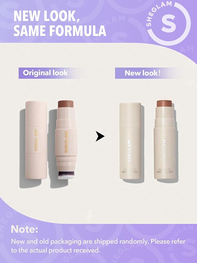 SHEGLAM Snatch 'n' Define Cream Contour Stick Long Lasting Highly Pigmented Sweat Proof Face Bronzer Makeup - Terracotta