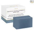 VALITIC Salicylic Acid and Vitamin C Soap Bar - Facial Cleanser and Exfoliating Body Wash for Blackheads, Enlarged Pores and Blemish Skin with Collagen, Hyaluronic Acid, Vitamin E - 2 Pack