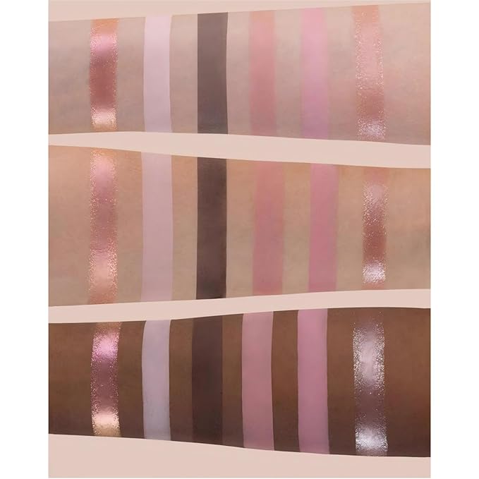 Flower Knows Swan Ballet Six-Color Makeup Palette,Soft Pink Face Makeup Palette with 4 Matte + 2 Shimmer Shades,Blendable Smooth Cute Make Up,0.23 Oz(03 Pink Swan)