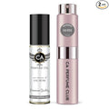 CA Perfume Duo Impression of Eau Rose For Women Perfume Layering Set Long Lasting Travel Size EDP + Body Oil Roll-On Bottle 0.27 Fl Oz+0.33 Fl Oz