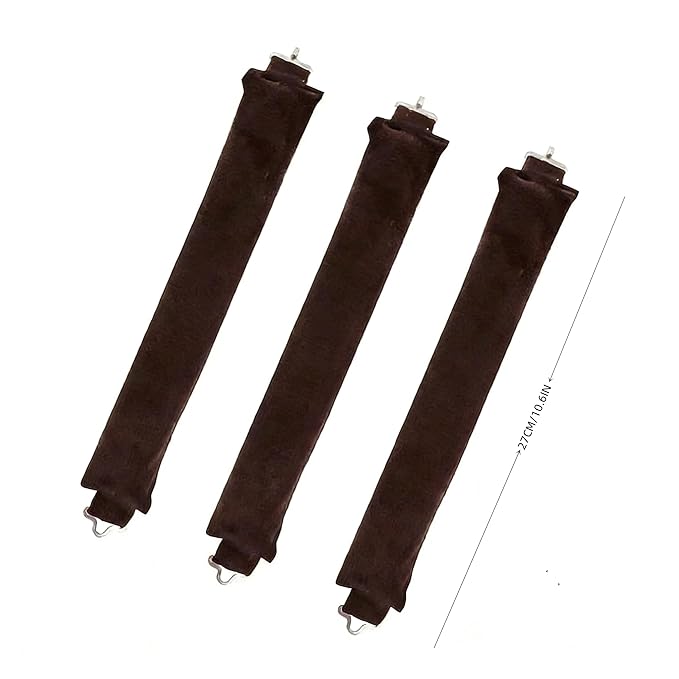 Overnight No Heat Hair Curls 3Pcs, for Long Medium Hair Overnight Heatless Jumbo Flexi Rods With Hook for Heatless Curlers Headband